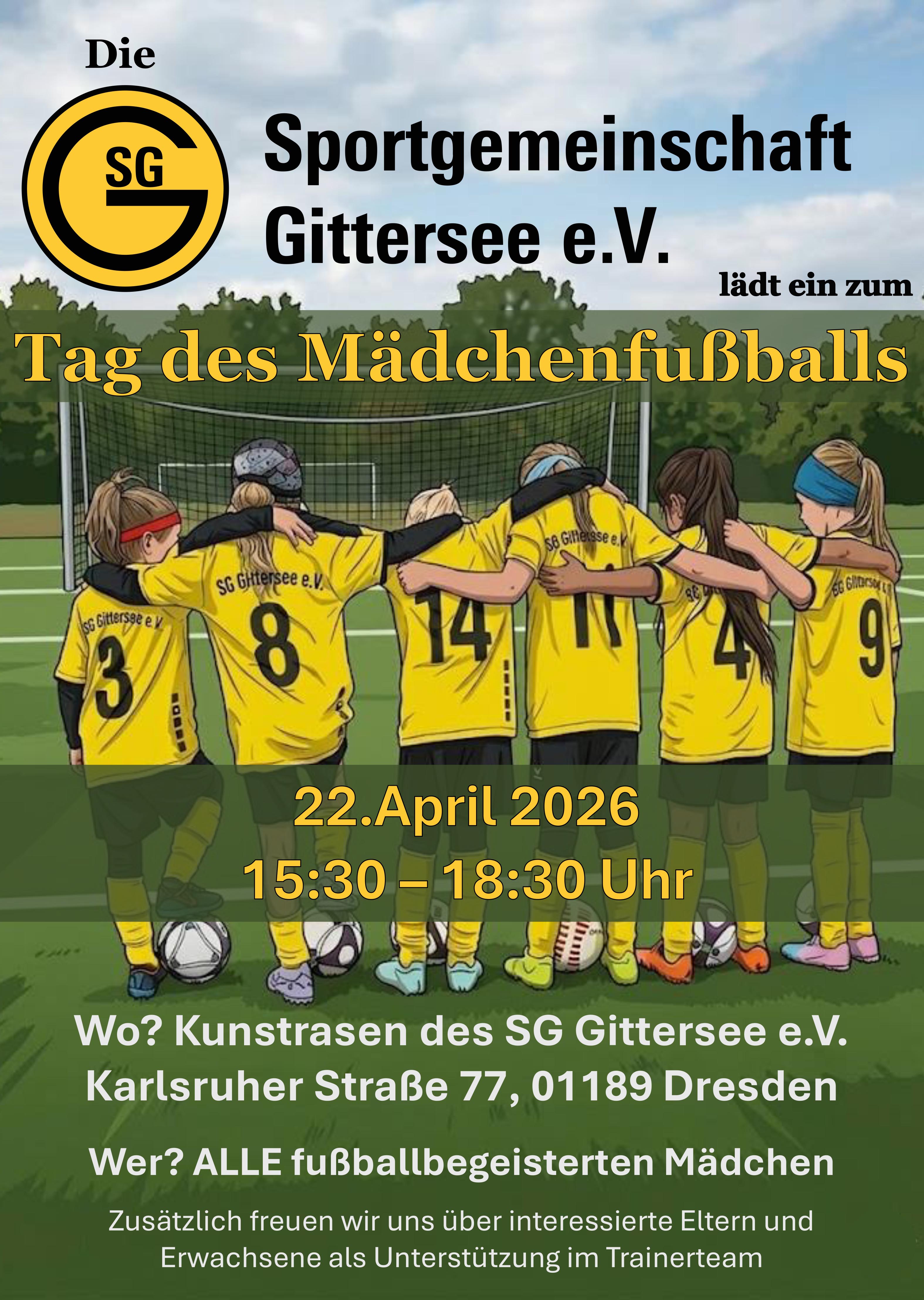 Fußballplakate Maedchen Gittersee 220426